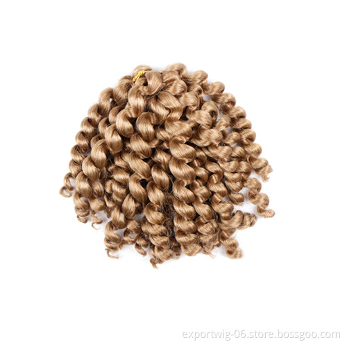 Wholesale Passion Twist  Braiding 8 Inches Synthetic Crochet Braid Hair Curl Wand  Crochet Hair Passion Twist Ombre Extension